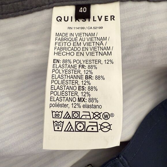 Quicksilver Men HighLine Surfsilk AirBrush 19" 4 Way Stretch Board Short Blue 40 - Picture 10 of 16